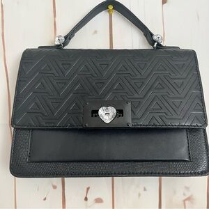 Aldo black Geometric Pattern Handbag